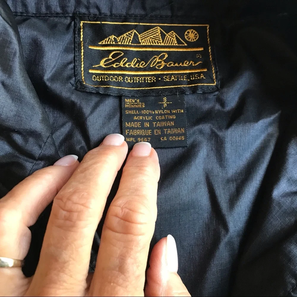 Eddie Bauer Black Lightweight Shirt Jacket